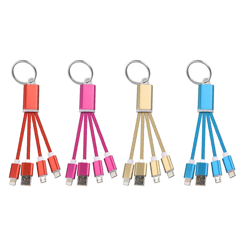 Customizable Multi-Device USB Keyring Charger