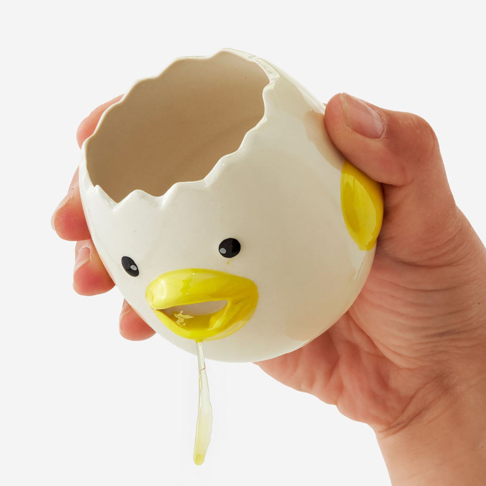 Customizable Ceramic Kitchen Egg Separator