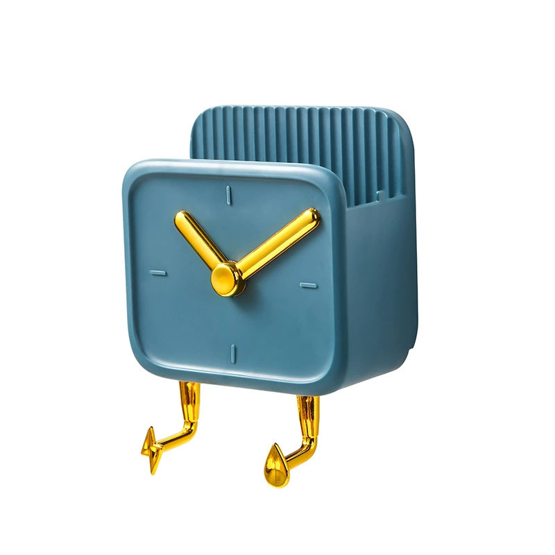Decorative Compact Wall Shelves - Clock Style Storage