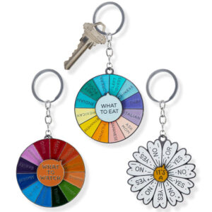 Spinning Decision Making Keychain